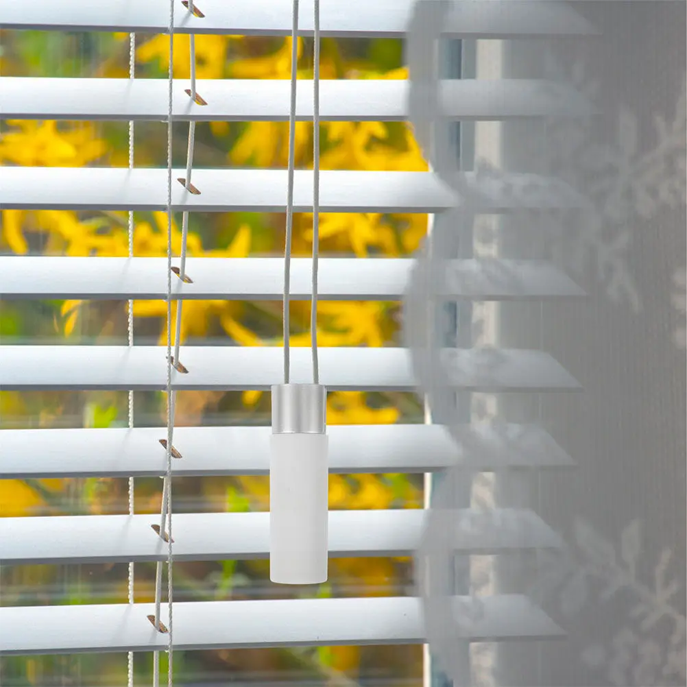 3pcs Matte Plastic Blind Cord Weights for Vertical & Roller Blinds – Curtain Pull String Accessories