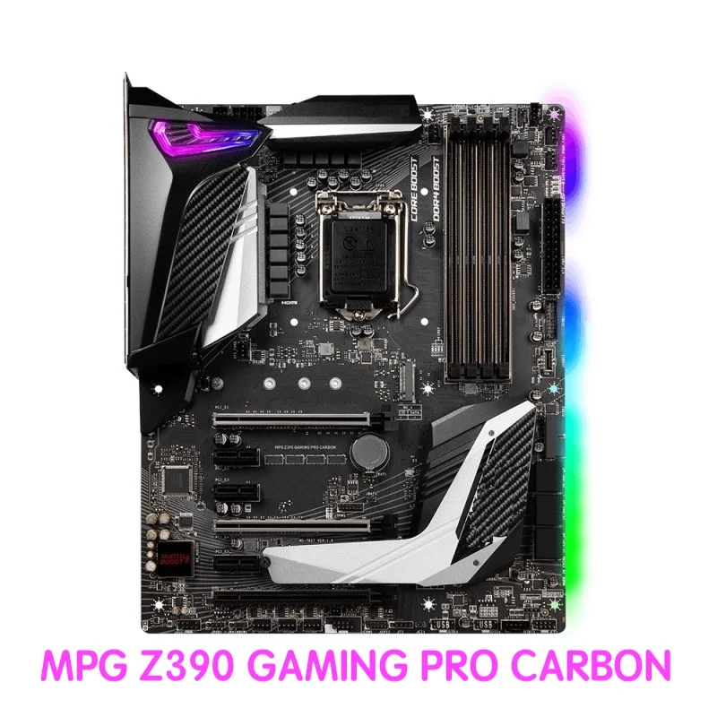 UNTUK MSI MPG Z390 GAMING PRO Motherboard karbon Mainboard 100% diuji OK bekerja penuh gratis pengiriman