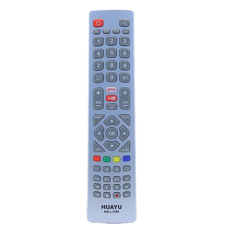 Huayu Rm-l1589 New Universal Tv Remote Control For All Sharp Brand Smart Aquos Tv - Buy Remote Control For Sharp Aquos Tv