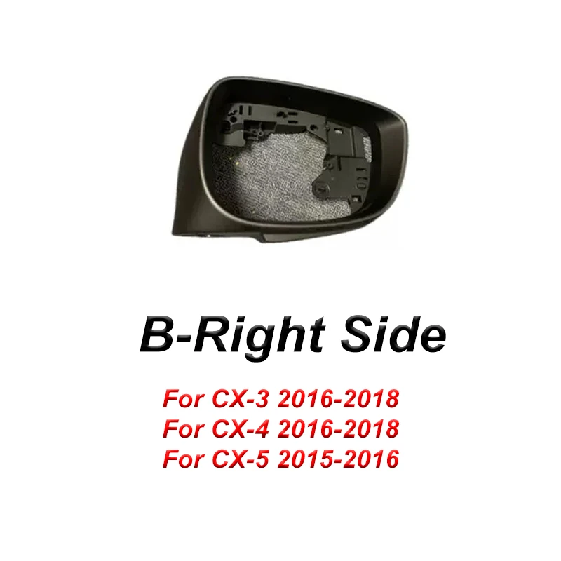 For Mazda CX-5 2015 2016 For Mazda CX-3 2016 2017 2018 CX-4 2016-2018 Side Rearview Mirror Lower Cover Housing Frame Accessories