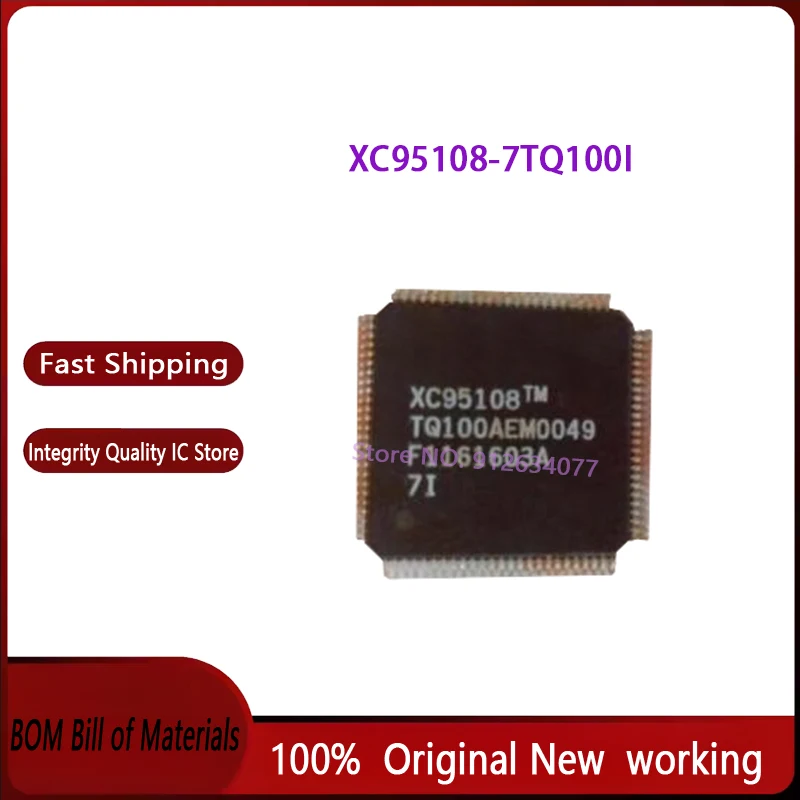 

5PCS Original XC95108-7TQ100I XC95108-7TQ100C QFP new
