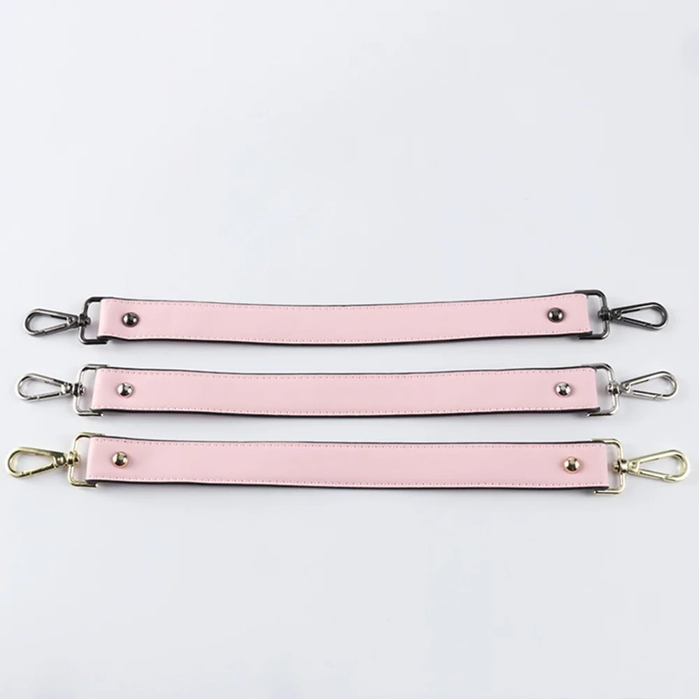 Fashion Solid Color Shoulder Strap Handbags Handle 41cm Short Pu Lether Bag Handle Bag Strap For Women Useful Bag Accessories