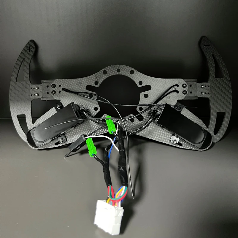 Applicable Modified Steering Wheel Multi-Function Press Carbon Fiber Bracket Paddle Applicable to Eight-Generation Civic