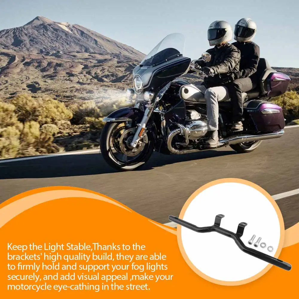 Противотуманные фары с двигателем, кронштейн для лампы, вспомогательный светодиодный прожектор, крепление для BMW R18B R 18 Bagger/R18 Transcontinental 2021-2024