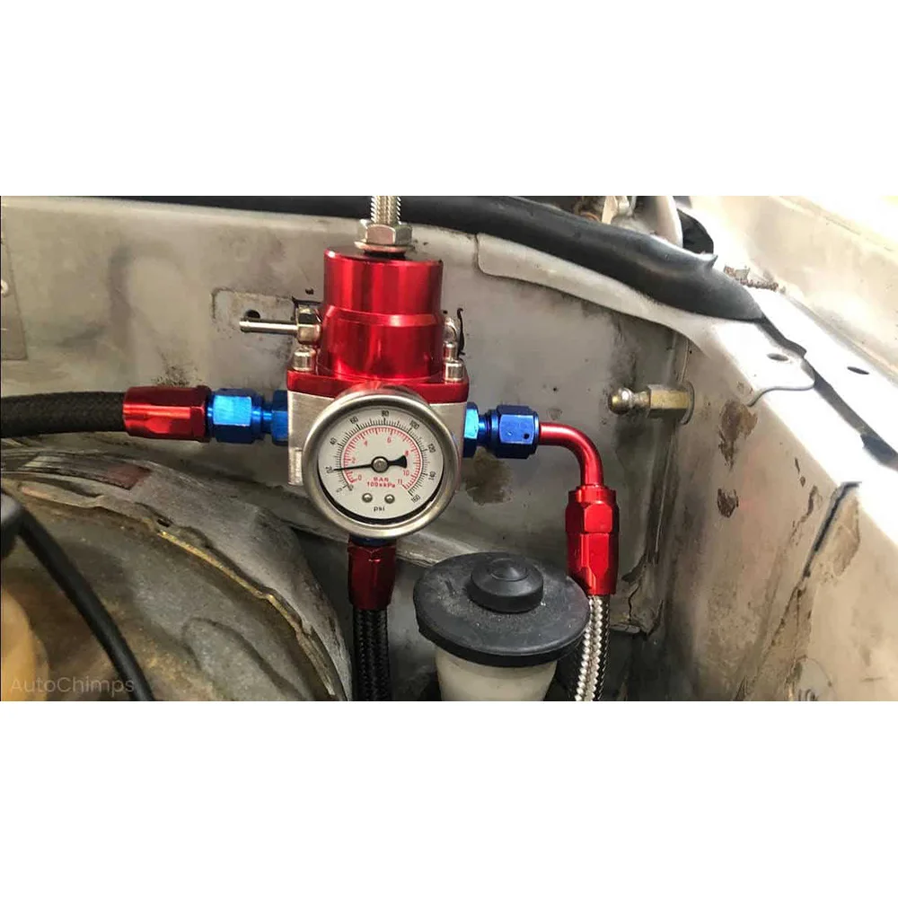 Automotive modification fuel pressure regulator accessories D1 fuel pressure gauge 0-160 psi pressure gauge 1/8 NPT