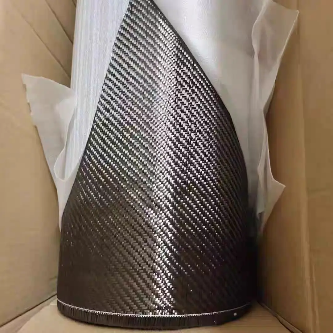 

Graad A+ 3K 240gsm Real Carbon Fiber Doek 2x2 Twill 40 Inch 100cm Width 1 Meter Length Oprolverpakking