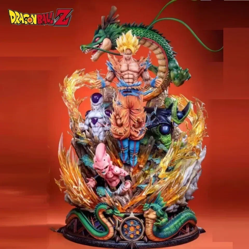 

23cm Dragon Ball Z FigureS Son Goku Frieza Shenron Anime Figurine Super Saiyan Frieza Statue Pvc Model Doll Christmas GiftS Toy