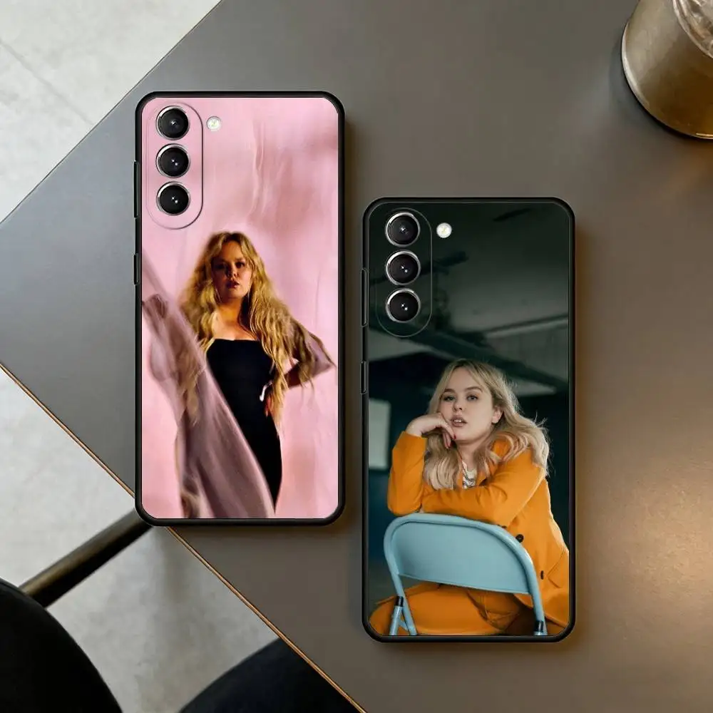 Actress Nicola Coughlan  Phone Case Black Silicone Soft For Samsung S26,S25,S24,S23,S22,S21,S30,Ultra,Plus,Fe,Lite