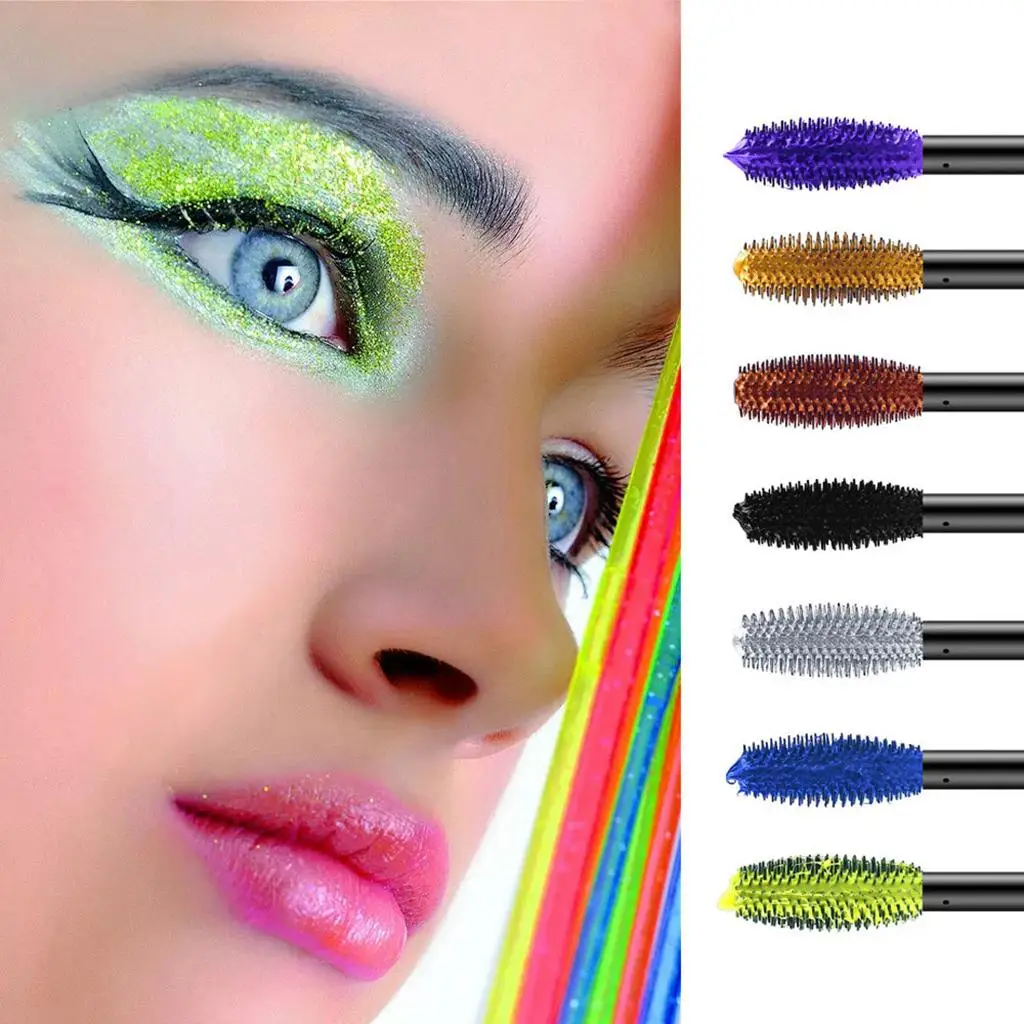 Thickening Eyelash Mascara 3D Effect Waterproof Volume Curling Eye Makeup for Salon Daily Use