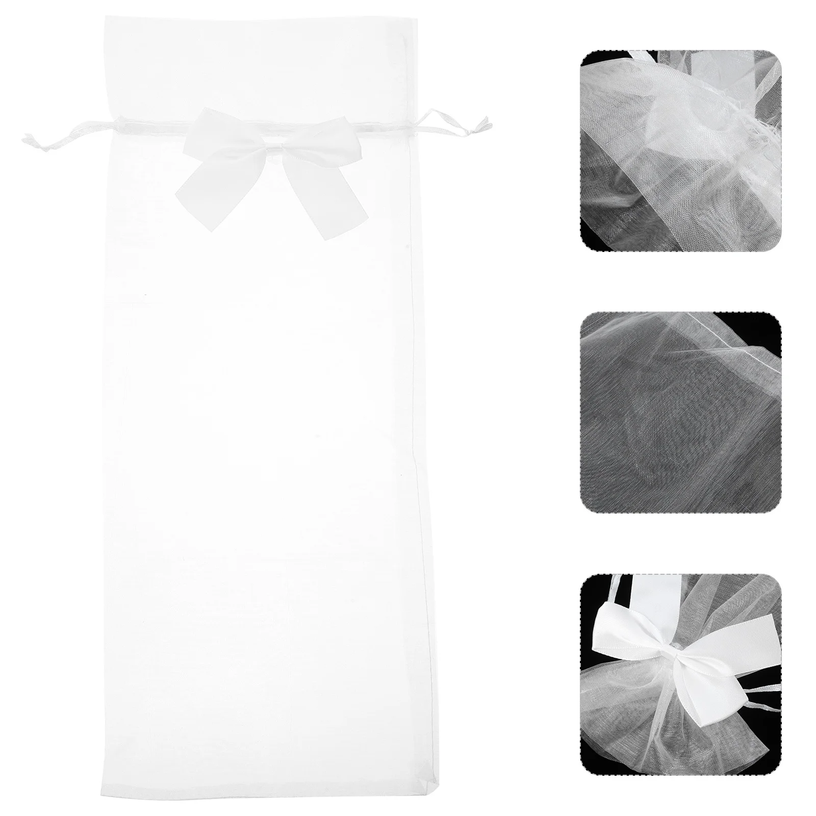 

Thanksgiving Red Wine Gauze Bag Gift Wedding Favor Bags Reusable Bottle Carrier