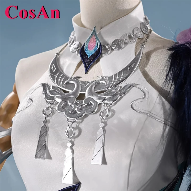 CosAn Hot Game Honkai: Star Rail Yao Guang Cosplay Costumes Sweet Elegant Uniform Dress Activity Party Role Play Clothing S-XXL - view 4
