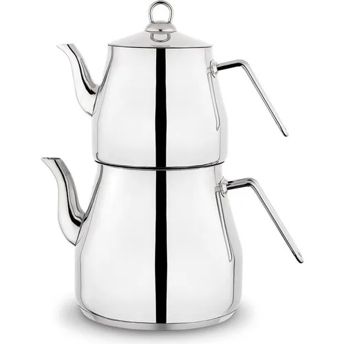 

Schafer Prochef Giant Teapot Set 4 Piece Silver