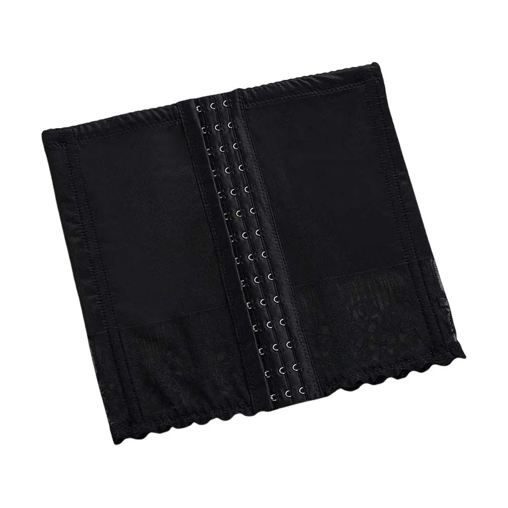 Moda con hebilla moldeador de cuerpo posparto sin costuras de gran tamaño faja para mujer cinturón corsé Push Up encaje flor Shapers Mujer