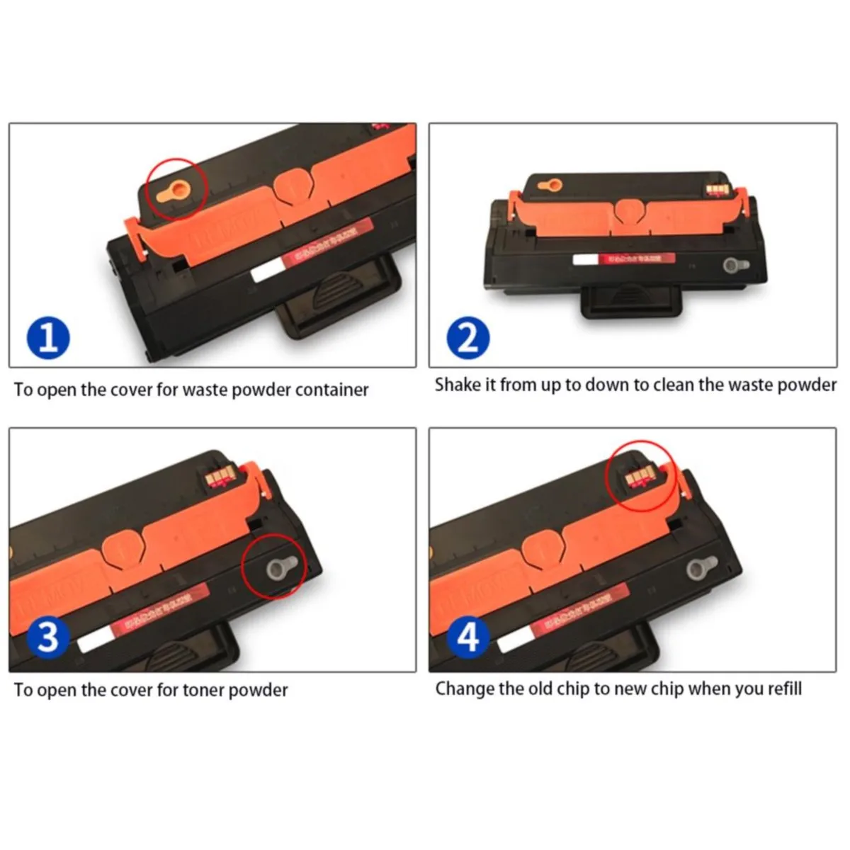 Cartouche de toner pour Samsung Xpress ProXpress SL-M2620/M2620D/M2620DW/M2620ND/M2670/M2670D/M2670DW/M2670ND/M2820/M2820D/ML-D115S/