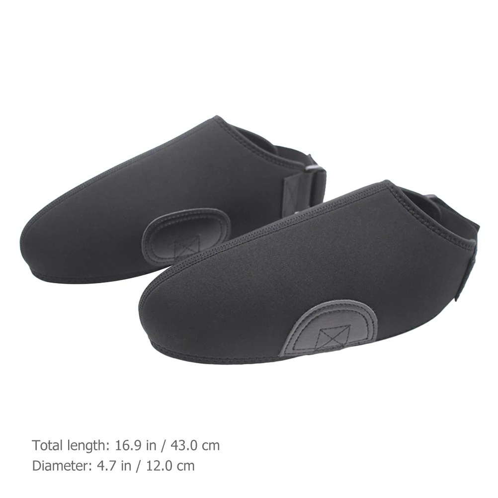 1Pair Windproof Ski Shoe Covers Portable Anti-Freeze Boots Protectors Hiking Shoes Covers Outdoor Overshoes Windproof Overshoes