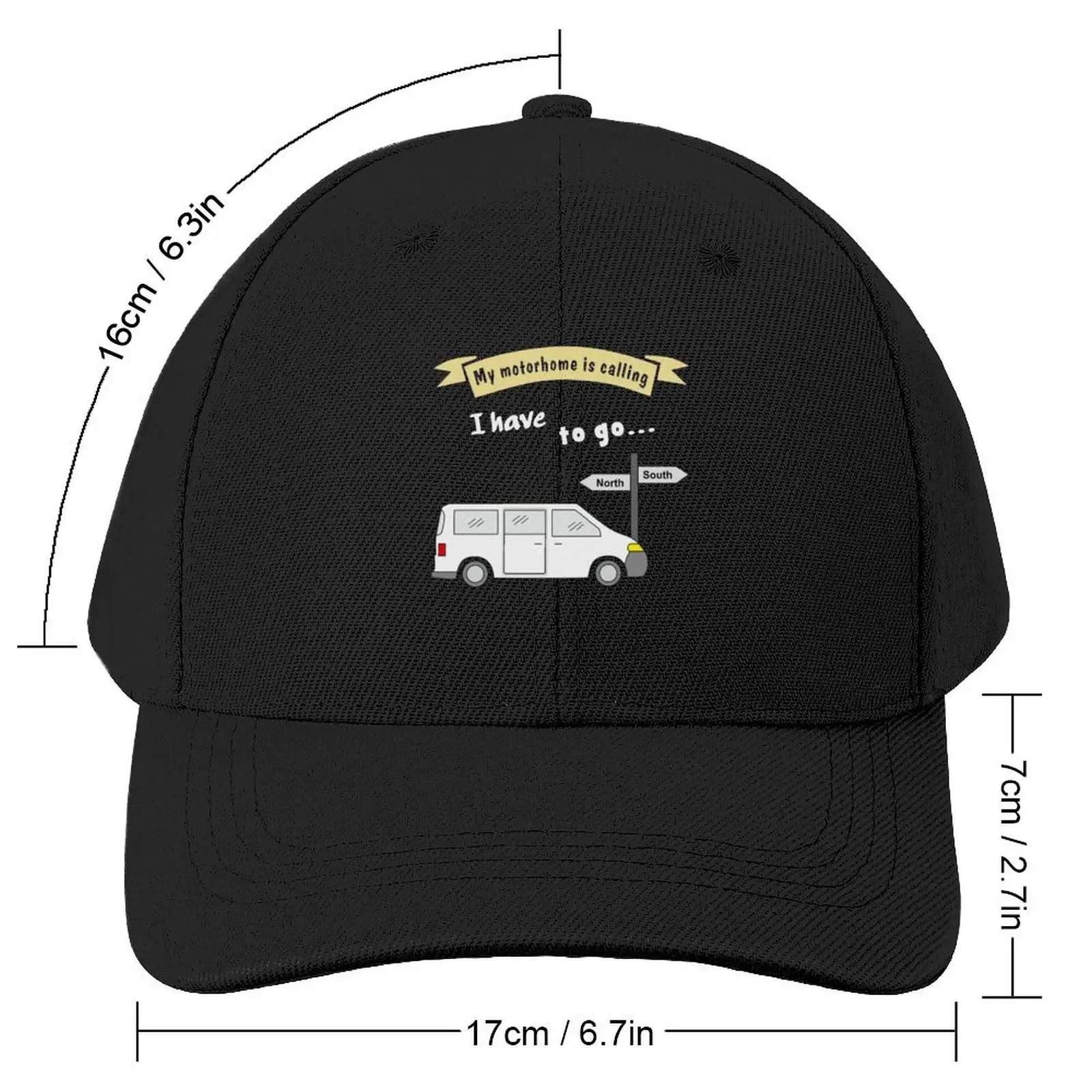 Kopie von Kopie von My motorhome is calling Baseball Cap Funny hats birthday For Women 2025 Men's