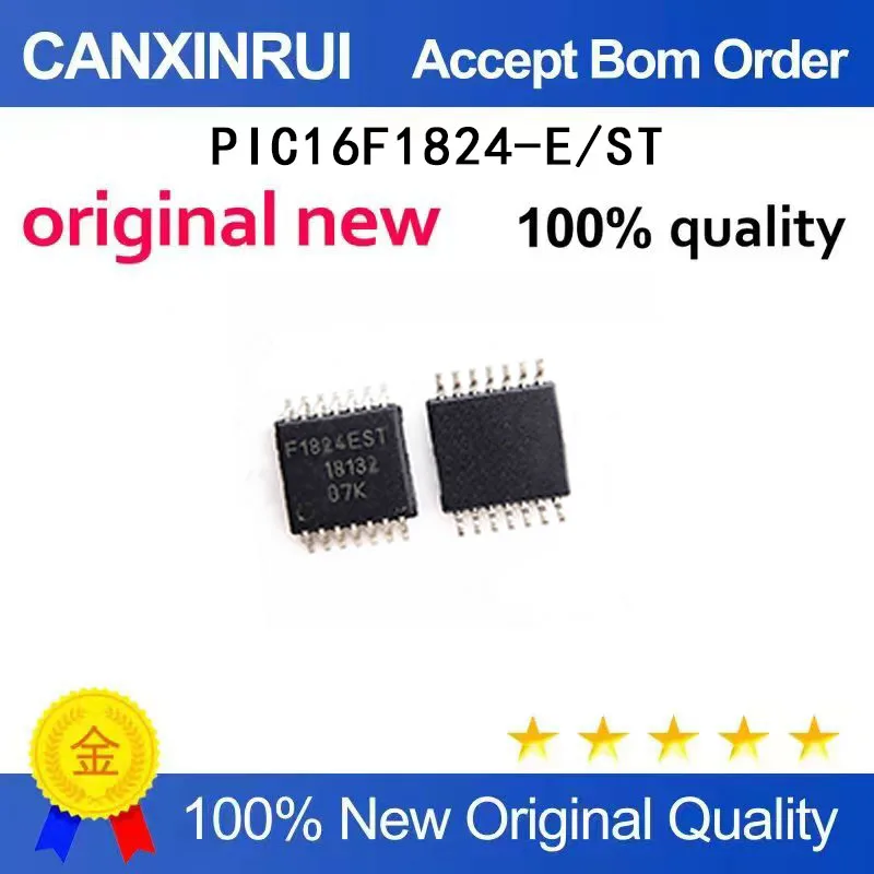 

(5-100 Pieces) Brand new original PIC16F1824-E/ST chip TSSOP-14 spot chip IC