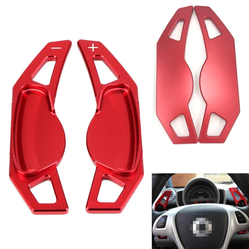 

Car Steering Wheel DSG Shift Paddles extension shifters Stickers For Benz Smart 451 453 Fortwo 2009-2017 Forfour 2015-2017