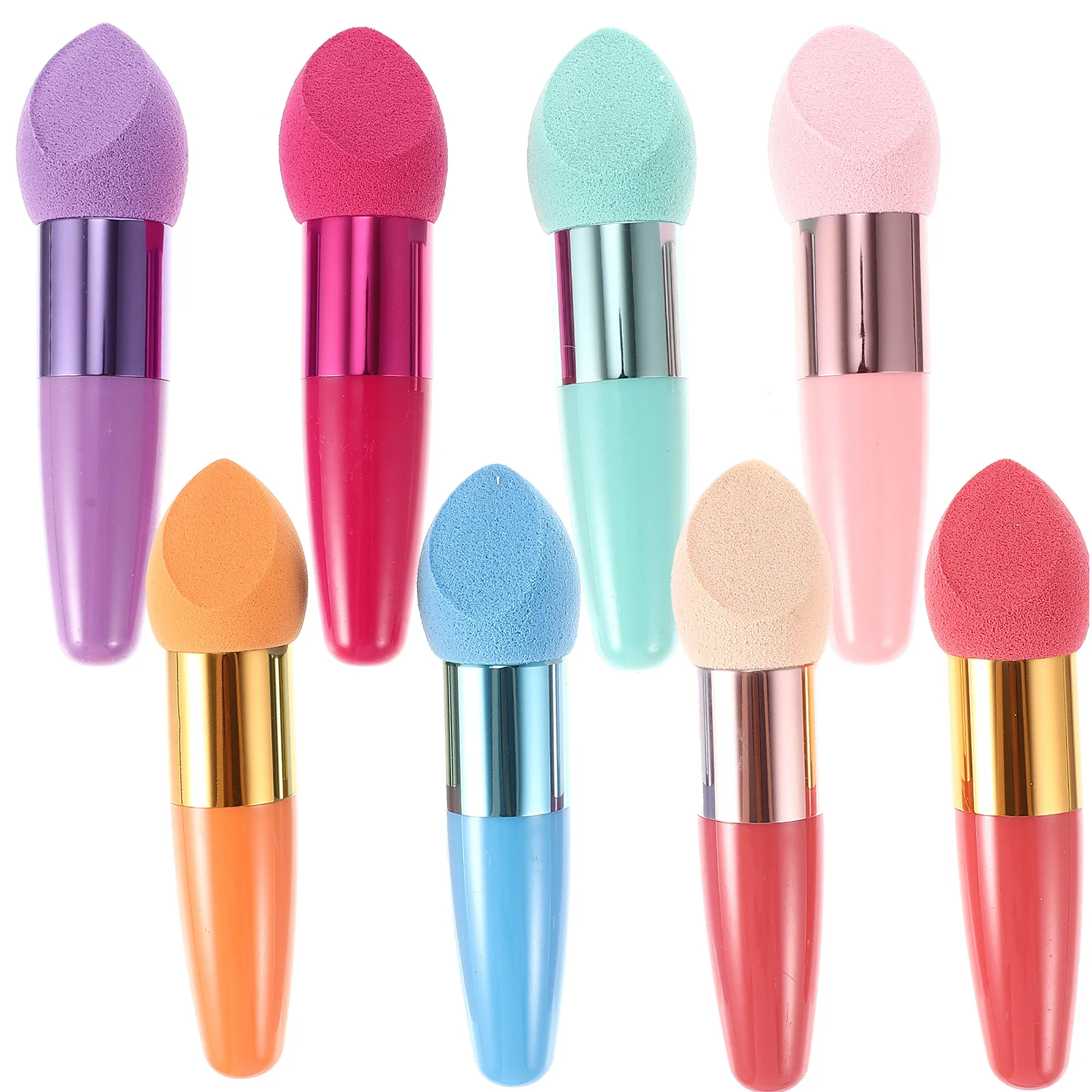 Éponge de maquillage tête de champignon en Silicone, outil de beauté réutilisable et Non absorbant pour fond de teint, Blush, surligneur, correcteur de crème