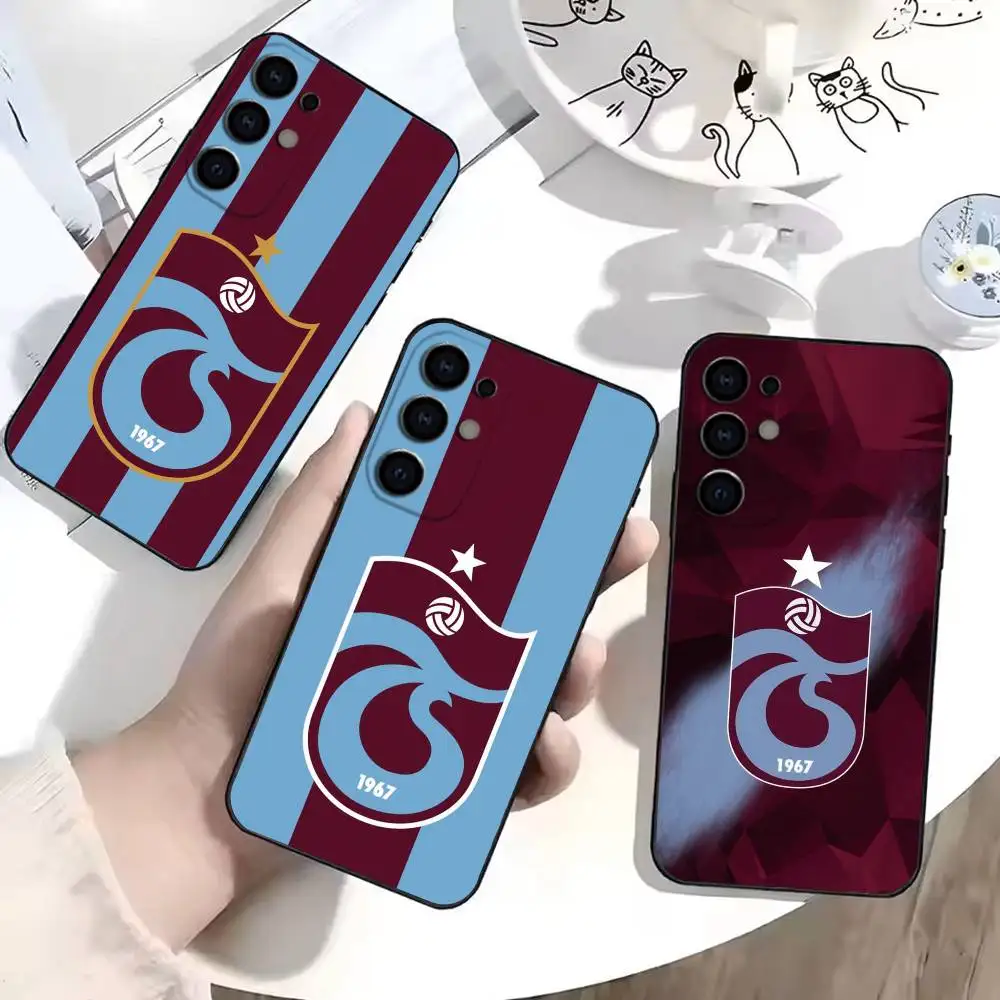Fashion Trabzonspor logo Phone Case Black Silicone Soft For Samsung S26,S25,S24,S23,S22,S21,S30,Ultra,Plus,Fe,Lite