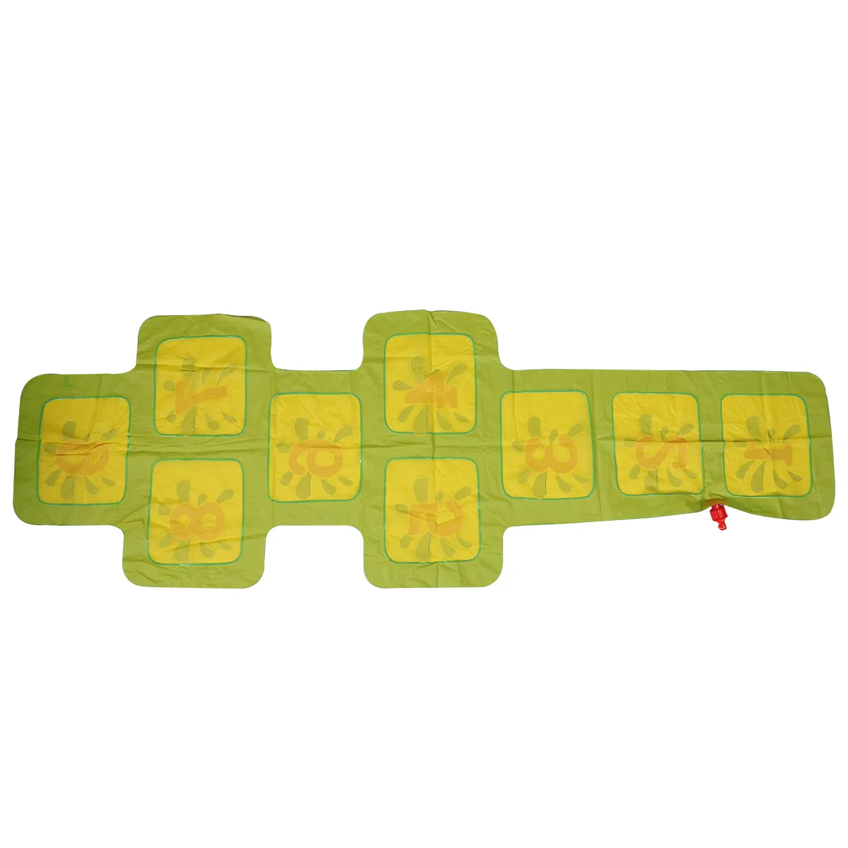 1pc Water Spray Playmat Inflatable Outdoor Pool Mat For Kids Number Learning 1-9 Splash Pad Durable Thick Educational Baby