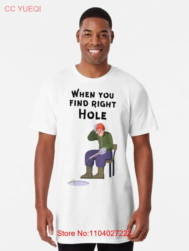 Ice fishing hole Long T-Shirt