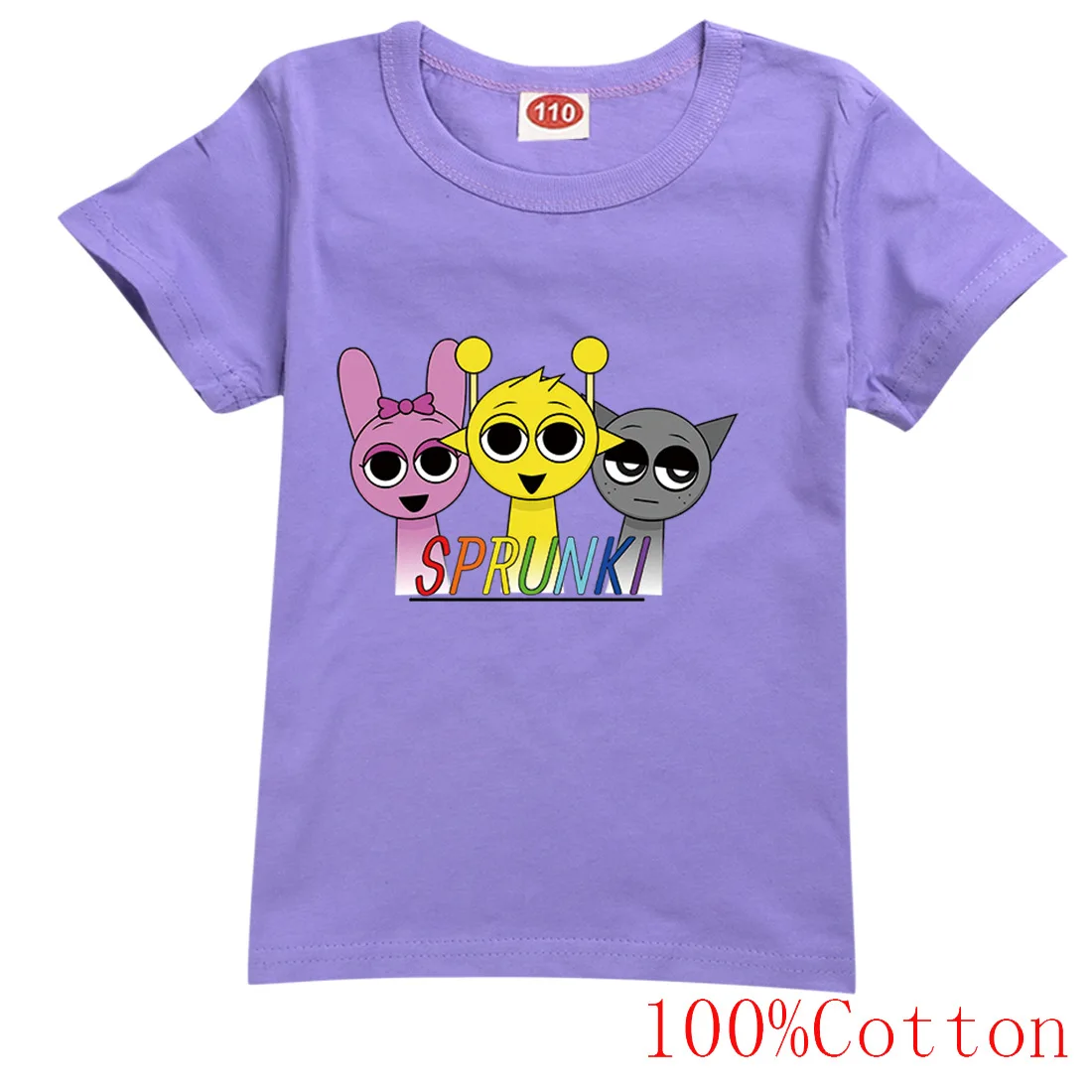 

Camisetas Sprunki T Shirt Kids Horror Game Incredibox T-shirt Toddler Girls Short Sleeve Tops Boys Cartoon Clothes Children Tees