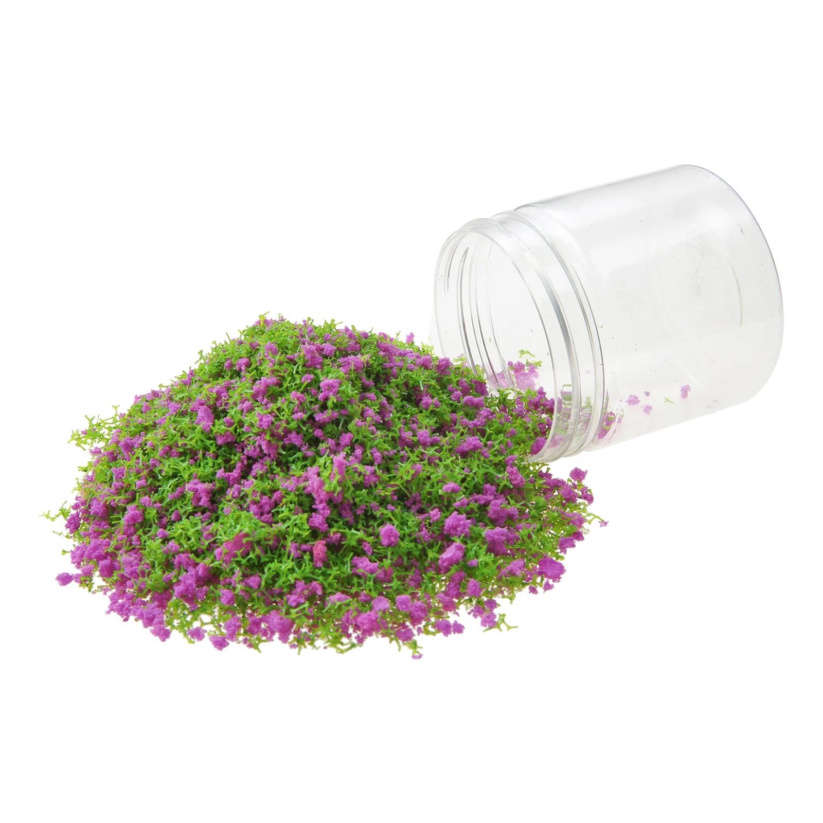 Miniature Foam Flock Flower Bush Tufts Cluster Moss Grass Model 120ML for Fairy Garden Mini Dollhouse Simulated Micro Landscape