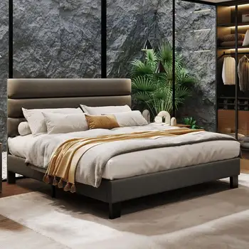 8 best sales Queensize-Bettgestelle mit Kopfteil - №4