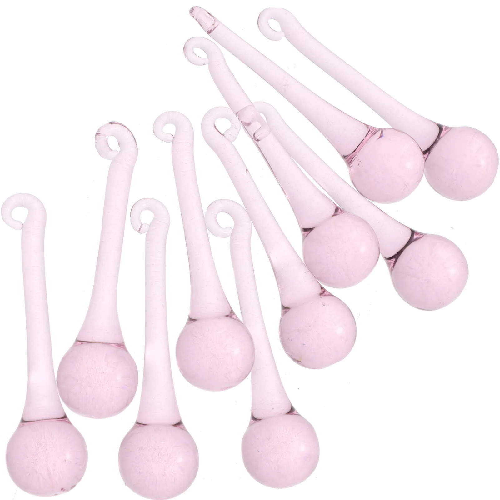 

10Pcs Crystal Pendant Chandelier Crystals Light Hanging Decorations Prism Ornaments Wedding Curtain Garden Christmas Valentine