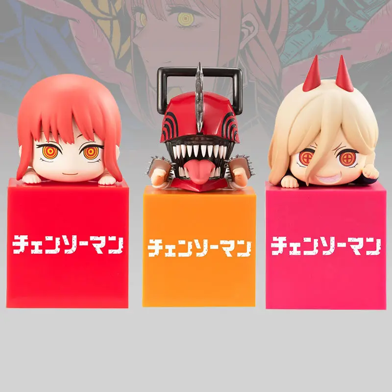 

Chainsaw Man Power & Makima Lying PVC Figure Set Desktop Ornament Anime Collectible Statue Gift For Manga Fans birthday gift