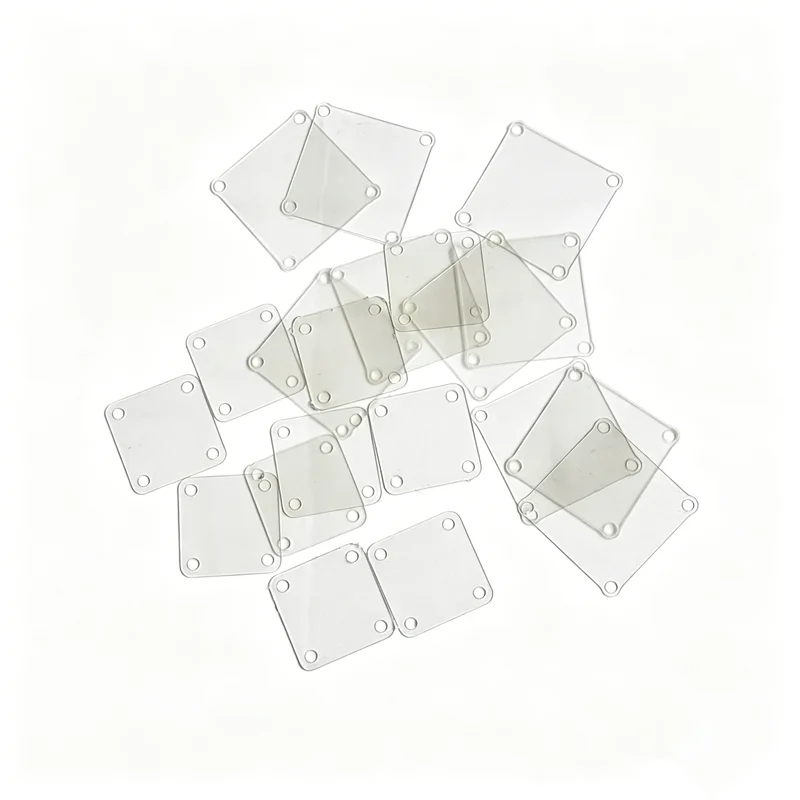 10 Pieces FPV Drone Insulation Plates, Transparent Non-conductive Isolation Sheets for RC Quadcopters Flight Stack Parts