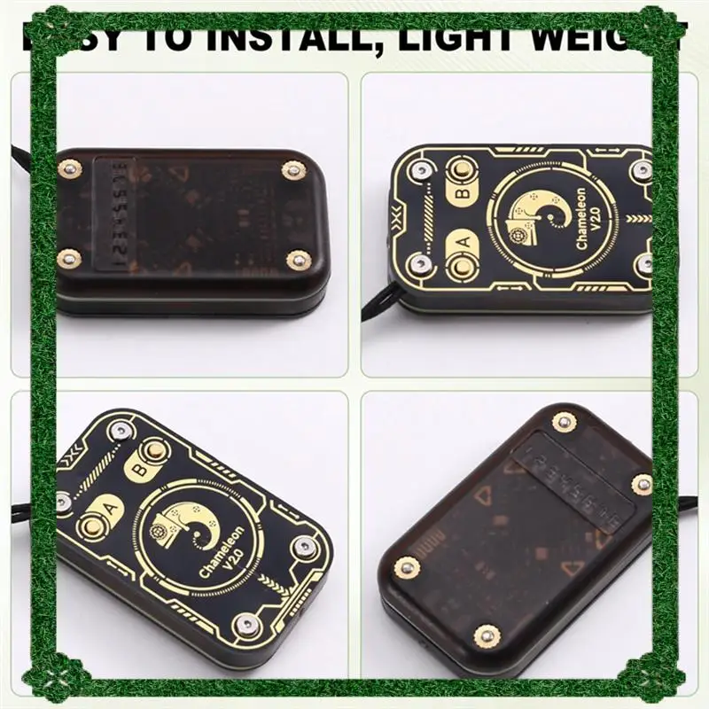 Dostawa w 24 godziny Chameleon V2.0 Emulator czytnika inteligentnych chipów RFID Chameleon NFC Duplikator + 2 breloki XUID/karta CUID 125K 13.56M C