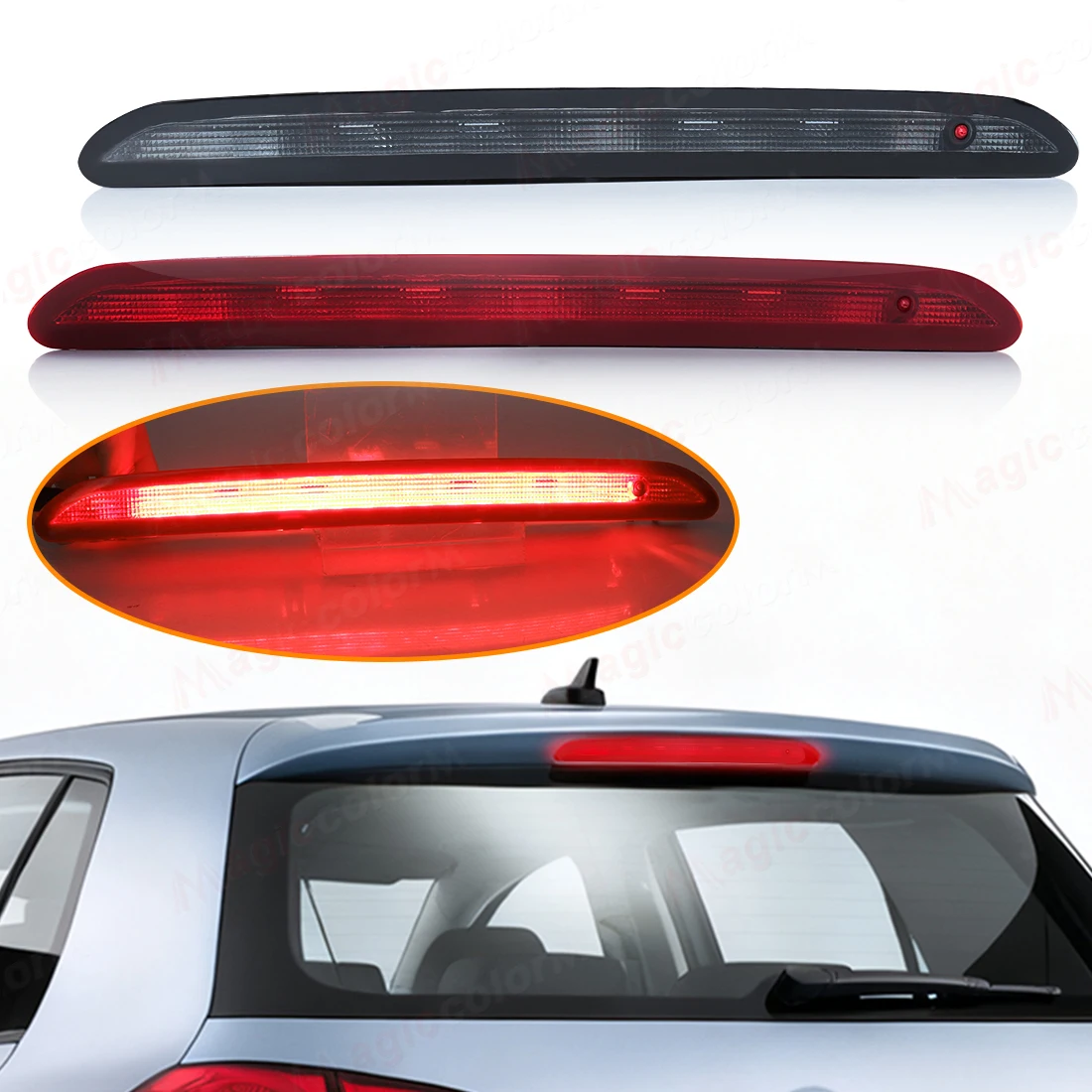 

1PC For Volkswagen Golf 6 Golf 7 Mk6 Polo Hatchback 6R 2011-2017 5K0945087B LED Rear Third Stop Rear Brake Light Error Free