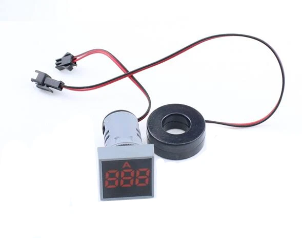 LED電圧計,デジタル電圧計,LEDインジケーター,22mm,0-100a