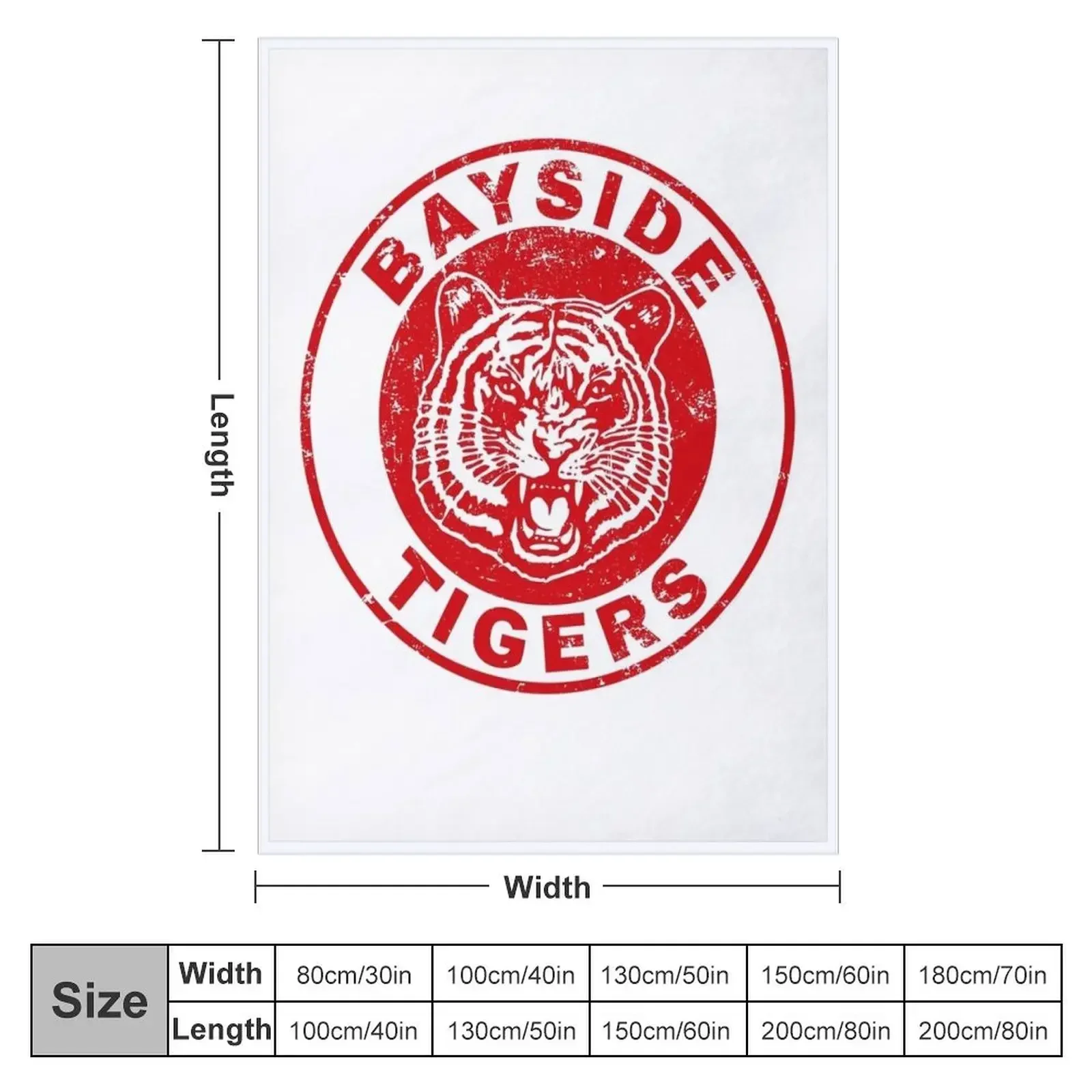 Bayside Tigers Throw Blanket Blankets For Baby Decorative Sofa Heavy Blankets