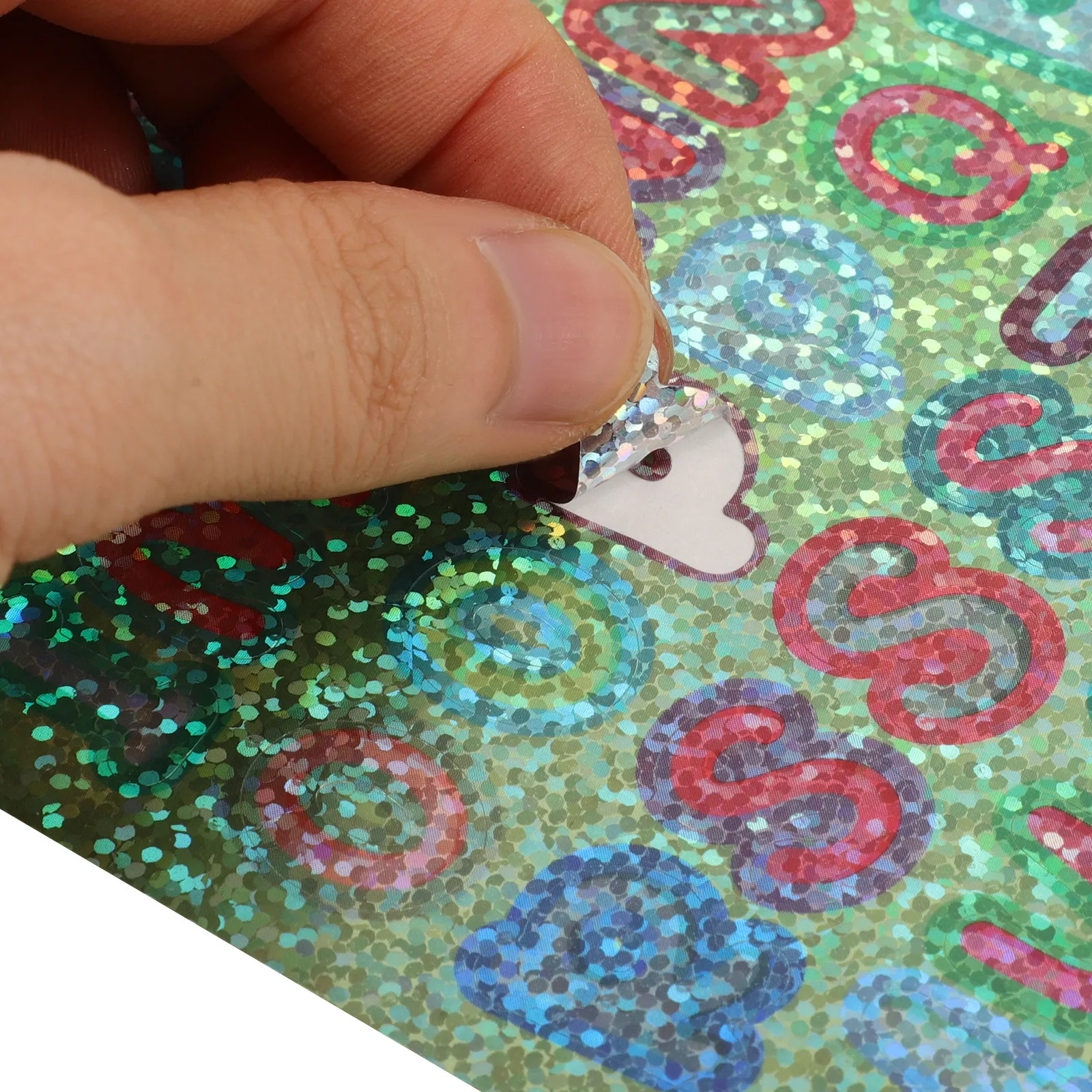 

12 Sheets Alphabet Number Stickers Self Adhesive Decorative Letters Numbers for Laptop Case Glass Cup Bottle Diary Scrapbooking