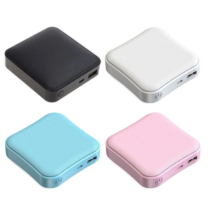 Cartoon Square Mini 8000mAh Portable Outdoor Camping External Backup Battery Pack 2.1A Fast Charging