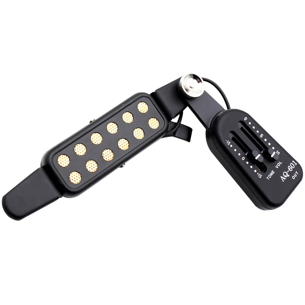 

Sound Hole Pickup Guitar Preamp Acoustic for Pickups Piezo Transducer Instrument Adjustable Magnetic Accessories