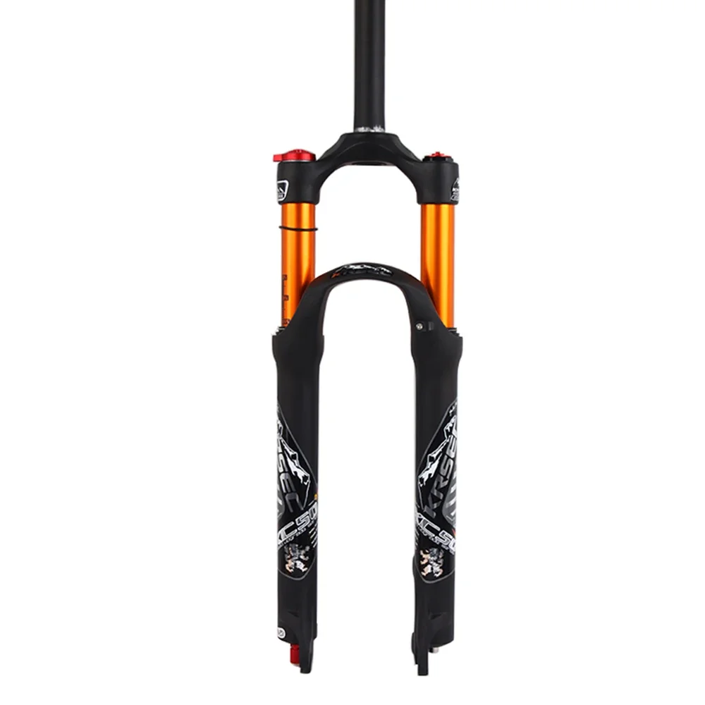 MTB Bike Suspension Straight Fork 26/27.5/29 Inch Air Shock Forks 100mm Travel Bicycle Fork