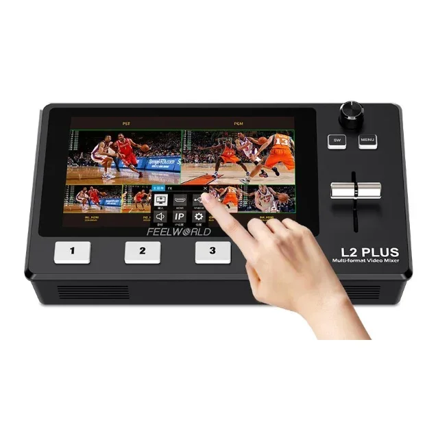 2026 L2 PLUS Multi-camera Video Mixer Switcher PTZ Control Chroma Key USB3.0 Live Streaming with 5.5