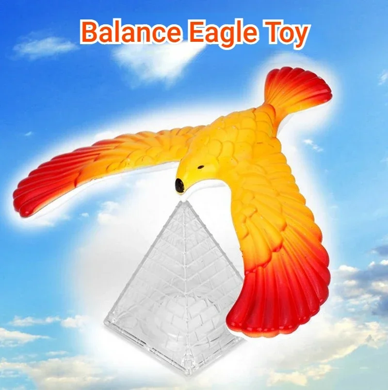 Hoge kwaliteit nieuwigheid Verbazingwekkende balans Eagle Bird Toy Magic Behouden balans Home Office Fun Learning Gag Toy voor Kid Gift