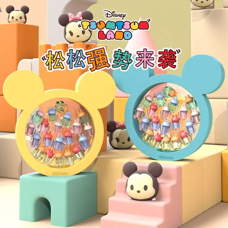 Caja de dientes de leche para niños de Disney Mickey Tsum Tsum, organizador de recuerdos de dientes de leche, 20 ranuras, estuche de almacenamiento antioxidación, regalo navideño