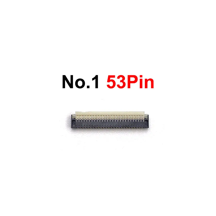 JCD 4Pin 21Pin 41Pin 53Pin FPC Buchse Motherboard LCD Display Bildschirm Flex Kabel Clip Band Stecker Für Neue 3DS LL XL