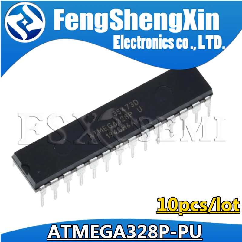 10pcs ATMEGA328P-PU DIP28 ATMEGA328-PU DIP ATMEGA328P U DIP-28 328P-PU Microcontroller