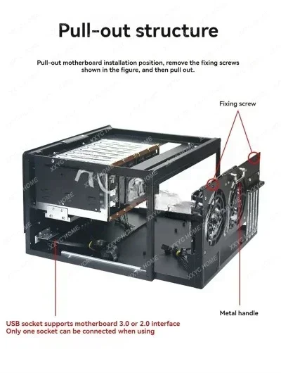 Nieuwe Kantoor Thuis Opslag Серверное шасси с возможностью горячей замены Nas Case Sata Backplane Usb3.0 Ondersteuning Matx Moederbord