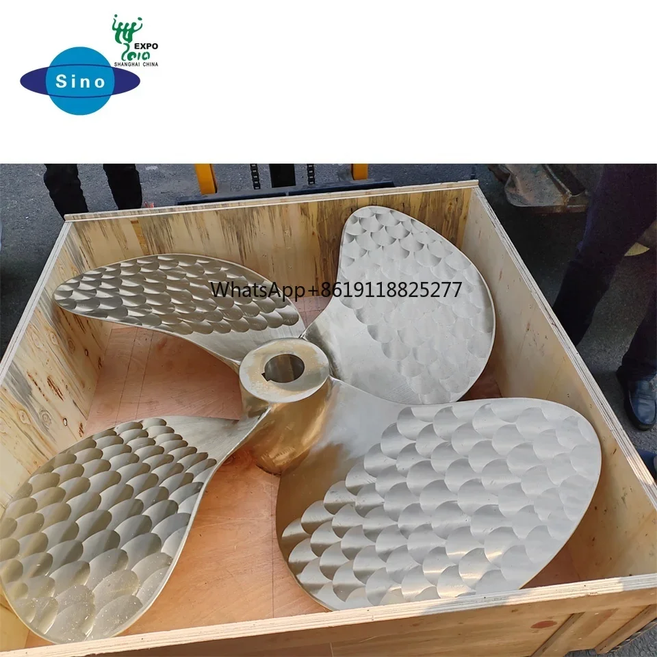 Bronze Cu4 material diameter 1500mm 4 blades marine ship propeller in hot sale with good price