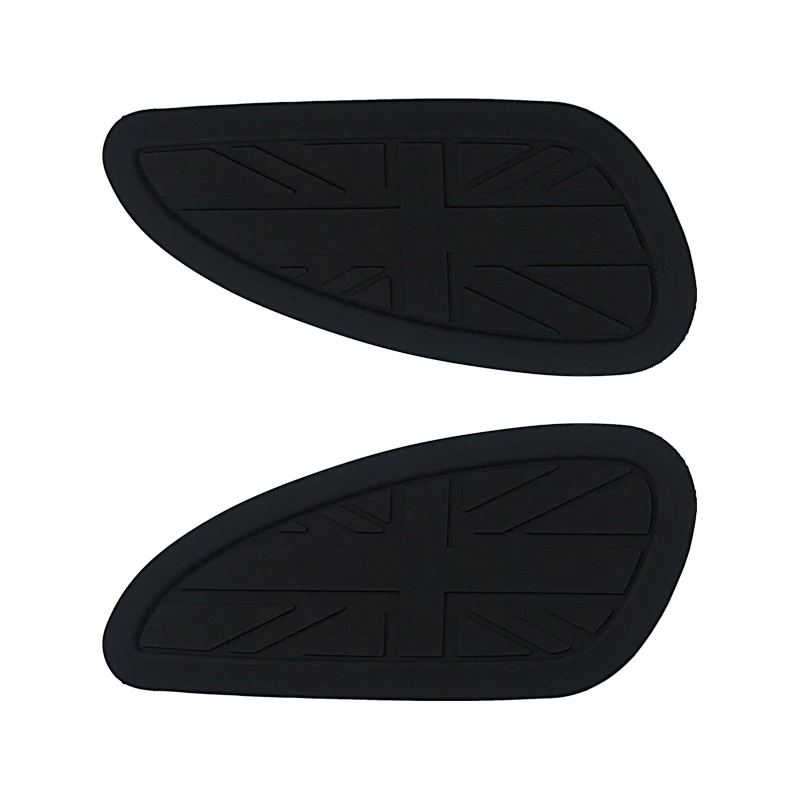 Motorcycle Side Fuel Knee Tank Pad Rubber Stickers FOR Street Twin/Scrambler/Cup 900 T100/T120 Twin Thruxton 1200