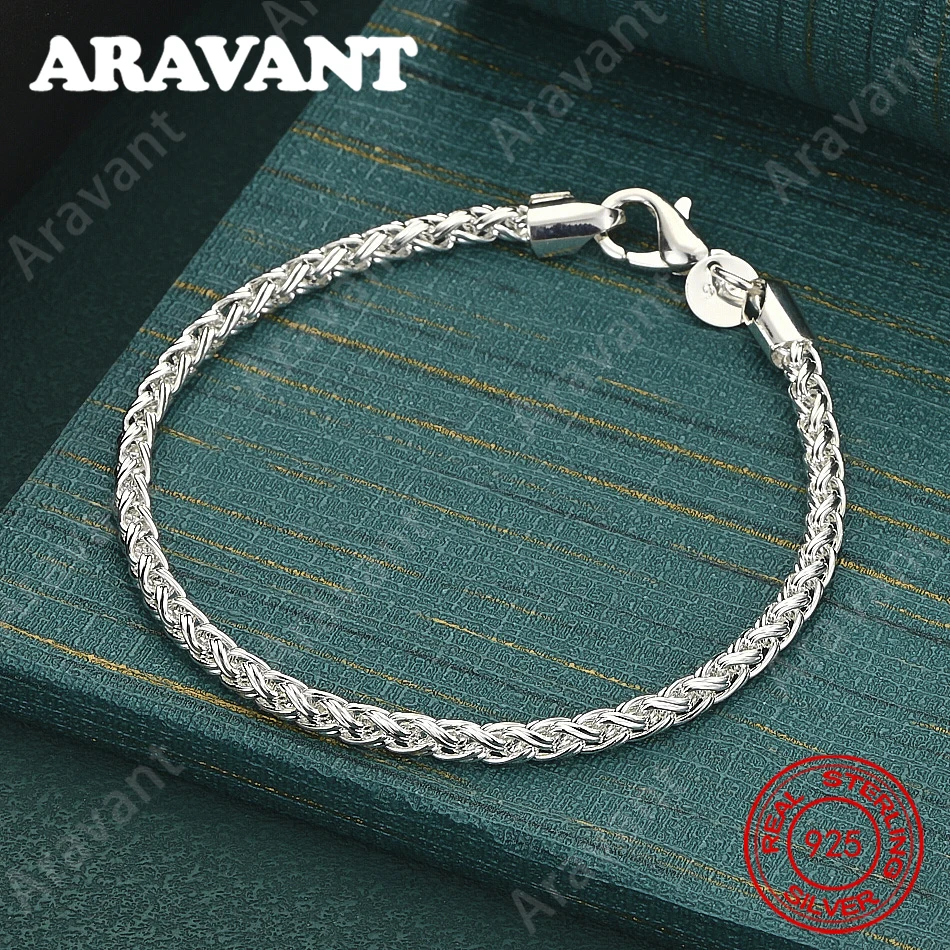 925 Sterling Silver Dragon-Bone Chain Bracelet – Women'S Everyday Accessory, Christmas Gift, Jewelry