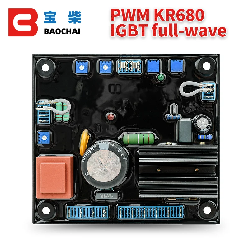 

KR680 AVR Voltage Automatic Excitation Regulator KERUI Diesel Generator Set kr680